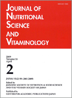 Journal of Nutritional Science and Vitaminology